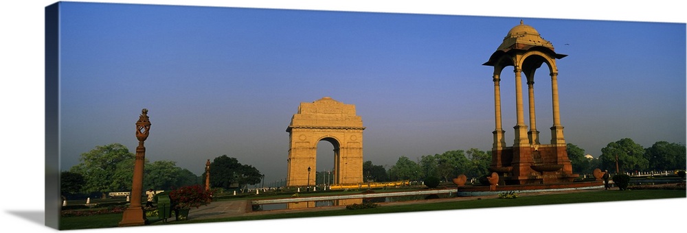 Monument in the city India Gate New Delhi India