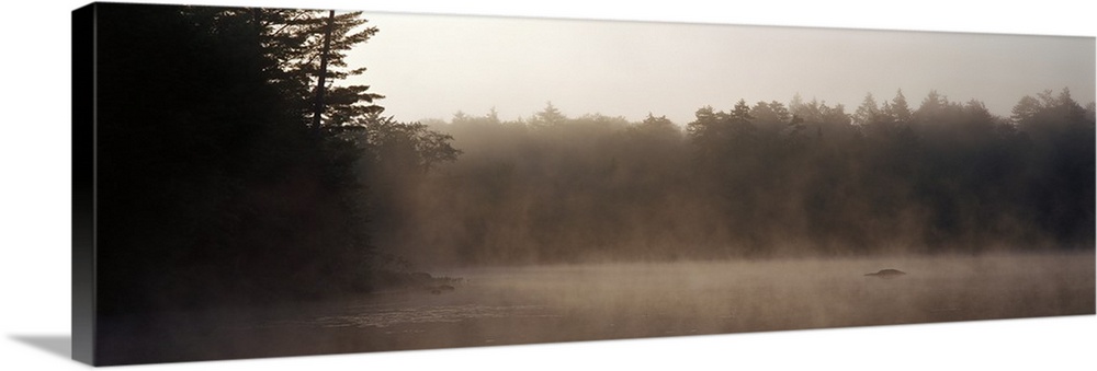 Morning Mist Adirondack State Park Old Forge NY