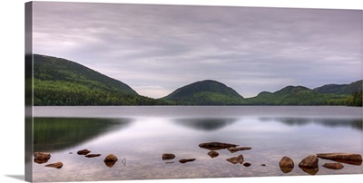 Morning stillness on Eagle Lake, Acadia National Park, Maine