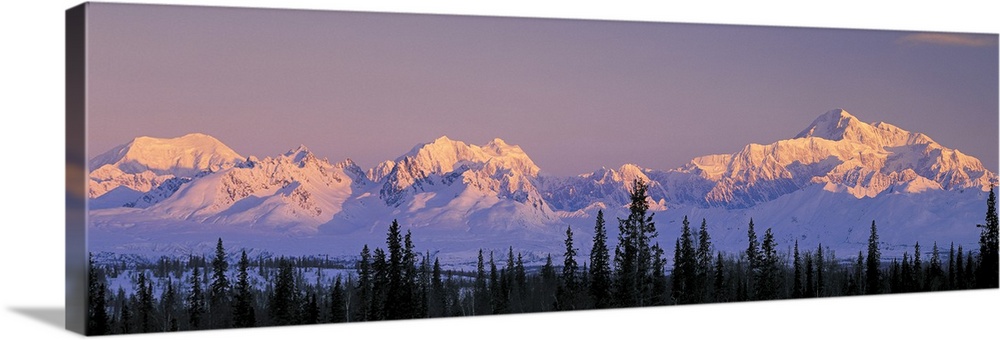 Mount McKinley Alaska Range Denali National Park AK