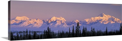 Mount McKinley Alaska Range Denali National Park AK