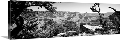 Mountain range, Mather Point, South Rim, Grand Canyon National Park, Arizona