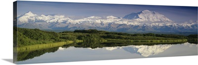 Mt McKinley Alaska Range Denali National Park AK