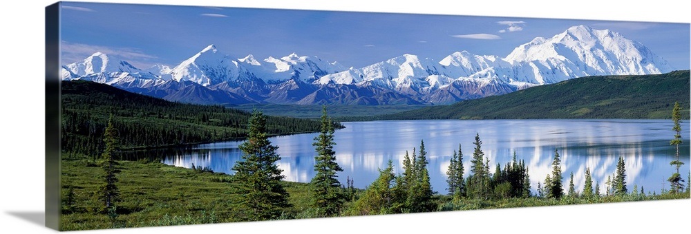 Mt McKinley Alaska Range Wonder Lake Denali National Park AK Wall Art ...