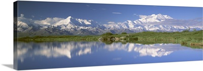 Mt McKinley Alaskan Range Denali National Park AK