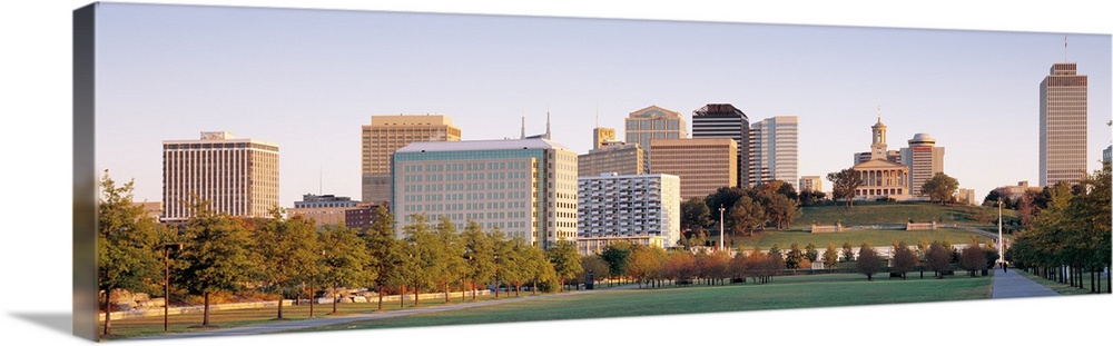 Nashville, Tennessee capitol mall park panoramic.