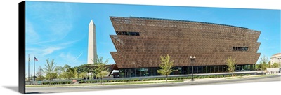 National Museum of African American History and Culture with Washington Monument