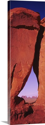 Natural arch at a desert, Teardrop Arch, Monument Valley Tribal Park, Monument Valley, Utah