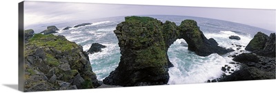 Natural arch in the sea, Arnastapi, Iceland
