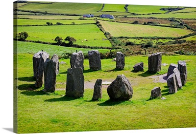 Near Glandore, County Cork, Republic Of Ireland, Drombeg Recumbent Stone Circle