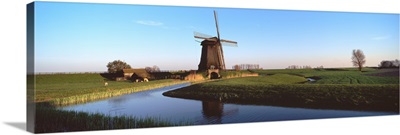 Netherlands, Schermerhorn, windmill