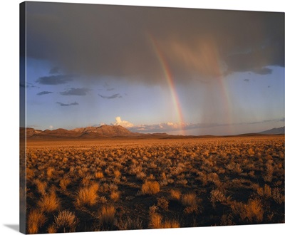 Nevada, Nevada Desert, Rainbows over the desert