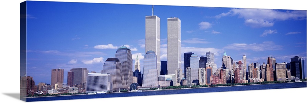 New York City, with World Trade Center