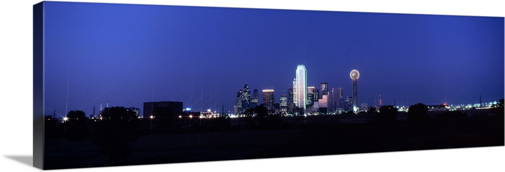 Night Skyline Dallas TX