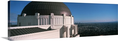 Observatory with cityscape in the background Griffith Park Observatory Los Angeles California