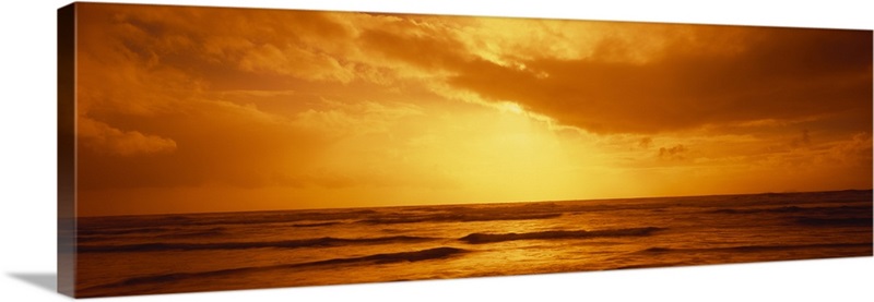 Ocean at dusk, Pacific Ocean, California Wall Art, Canvas Prints ...