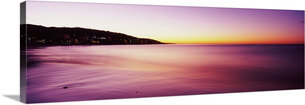 Ocean at sunset, Laguna Beach, Orange County, California, USA