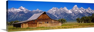 Old barn on a landscape, Grand Teton National Park, Wyoming image thumbnail