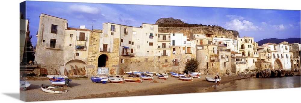 Old Town Cefalu Sicily Italy