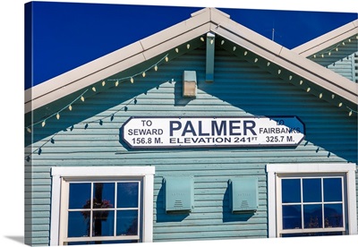Palmer, Alaska, United States - train station