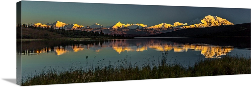 Panoramic view of Mount Denali, Denali National Park, Alaska Wall Art ...