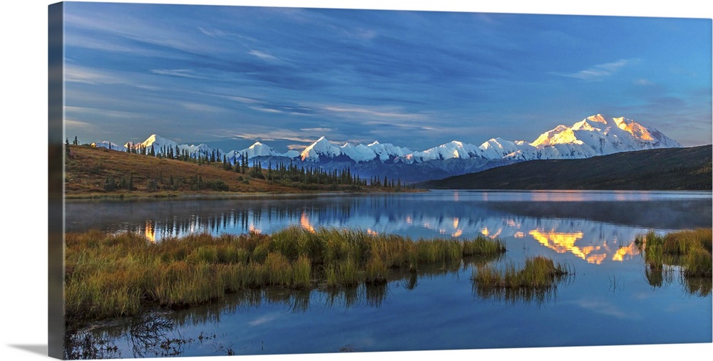 Panoramic view of Mount Denali, Denali National Park, Alaska Wall Art ...