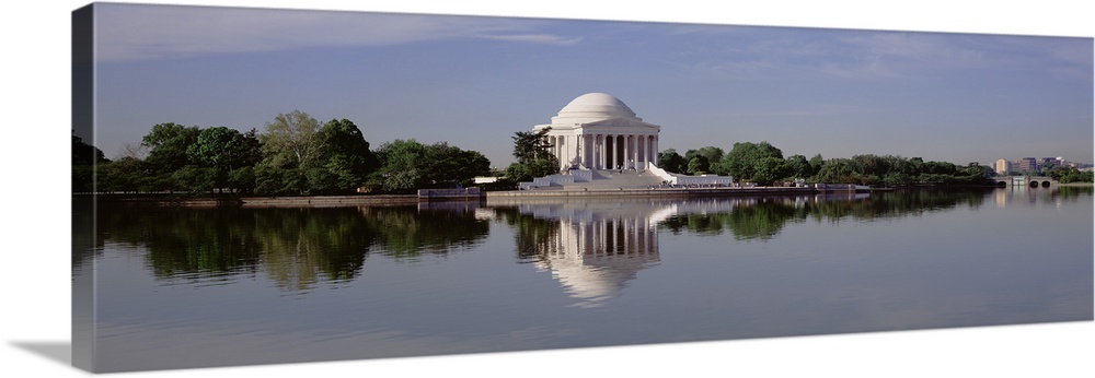 Panoramic view of the Jefferson Memorial, Washington DC