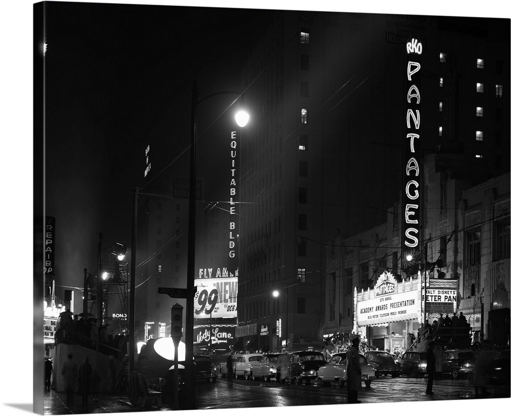 1950's 1953 Pantages Theater Academy Awards Ceremony First Televised Broadcast Los Angeles California USA.