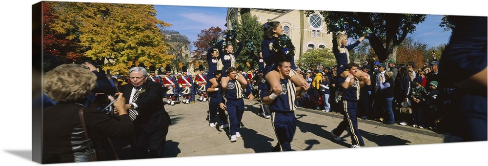 Parade in a university campus, University Of Notre Dame, South Bend, Indiana