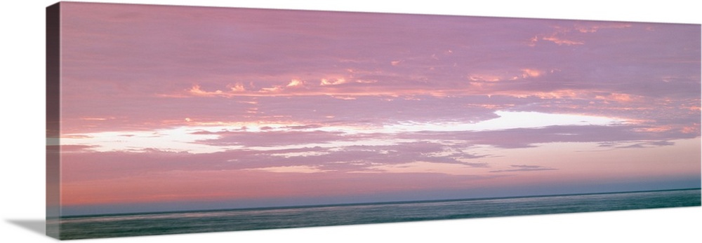 Pastel sunset over the Pacific, La Jolla, California, USA.