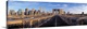 image thumbnail of Panoramic view from the Brooklyn Bridge of walk into Manhattan with skyscrapers in the background.