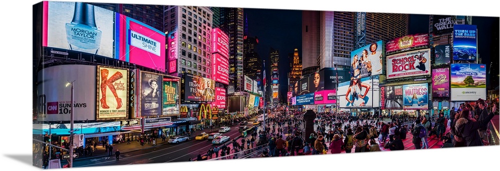 People at Times Square, Manhattan, New York City, New York State, USA