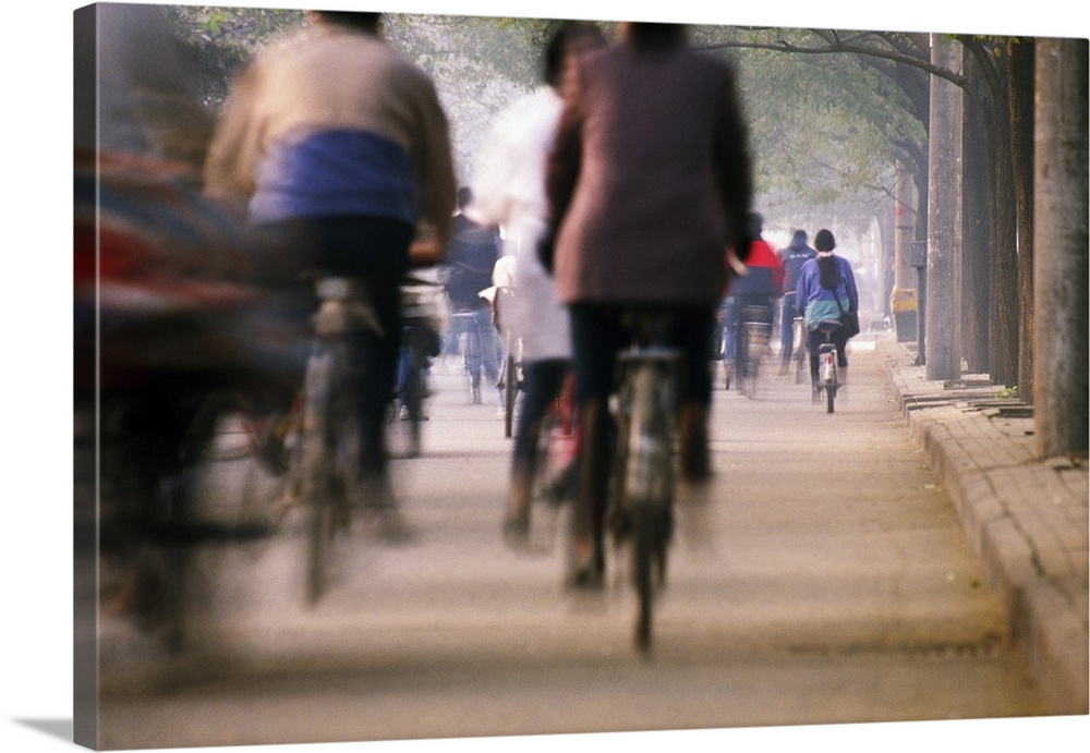 People On Bicycles