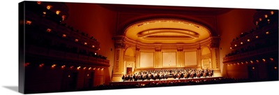 Performers on a stage, Carnegie Hall, New York City, New York state