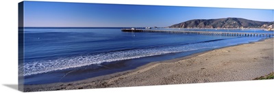 Pier in the Pacific Ocean, Avila Beach Pier, San Luis Obispo County, California