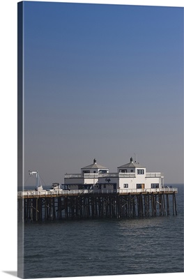 Pier in the sea, Malibu Pier, Malibu, Los Angeles County, California