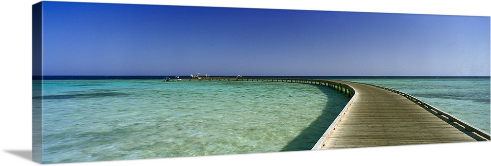 Pier in the sea, Soma Bay, Hurghada, Egypt