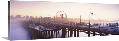 Pier with ferris wheel in the background, Santa Monica Pier