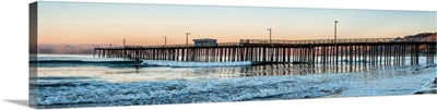 Pismo Beach pier at sunrise, San Luis Obispo County, California