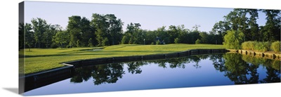 Pond on a golf course, Salt Pond Golf Club, Delaware