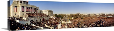 President Clinton At The Inauguration Ceremony, Capitol Building, Washington DC