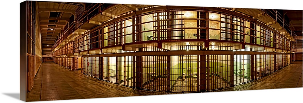 Prison cells, Alcatraz Island, San Francisco, California