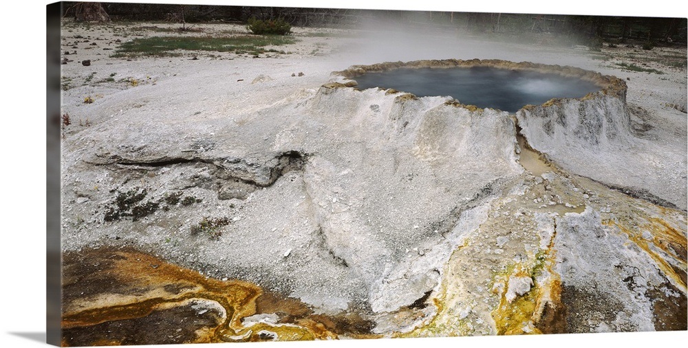 Punch Bowl Hot Pot Upper Geyser Basin Yellowstone National Park WY Wall