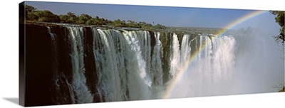 Rainbow over Victoria Falls, Zimbabwe