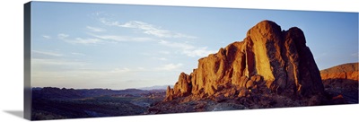 Red rock at summer sunset, Valley Of Fire State Park, Nevada