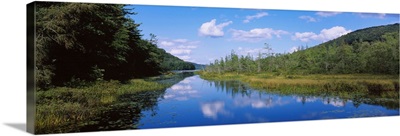 Reflection of clouds in water, Oxbow Lake, Adirondack Mountains, New York State
