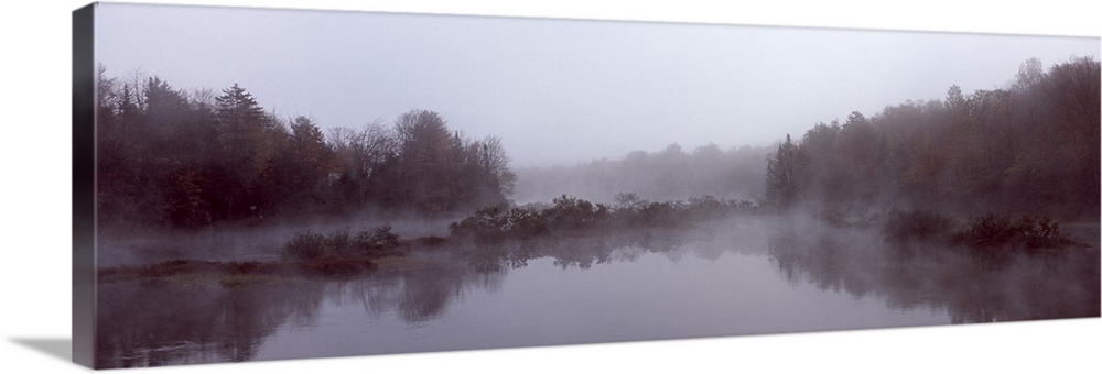 Morning Fog, Middle Branch Moose River, Adirondack Mountains, New York