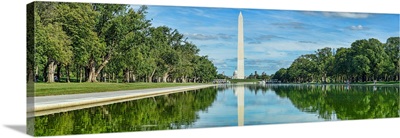 Reflection of Washington Monument on water, Washington DC