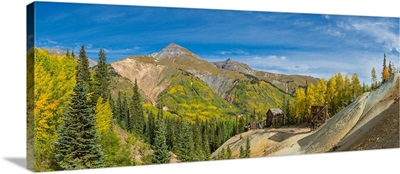 Remains of Silver Mining in Red Mountain Mining District along U.S. Route 550, Colorado