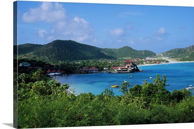 Resort setting, Saint Barth, West Indies.